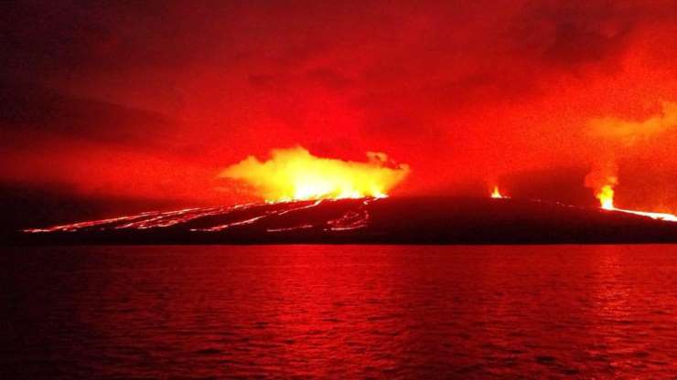 ガラパゴス諸島の噴火