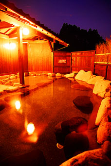 平山温泉　湯の蔵　露天風呂