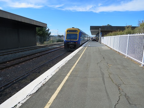 キャンベラ駅にて撮影